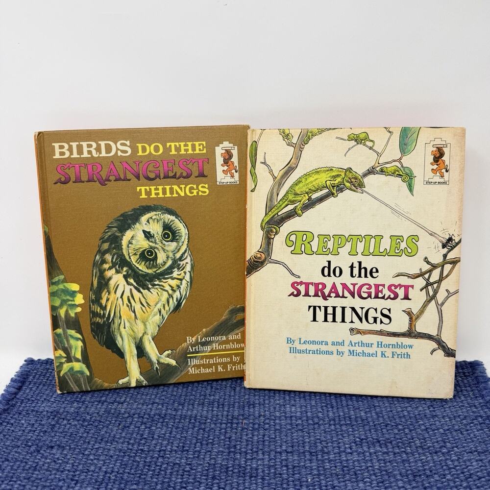 Vintage 1964 Animals Do The Strangest Things Children's Hardback Book Hornblow 2